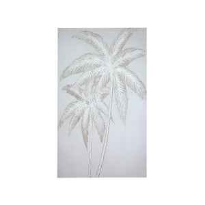 Oil Painting Romimex Canvas Palm tree 100 x 170 x 4 cm-0