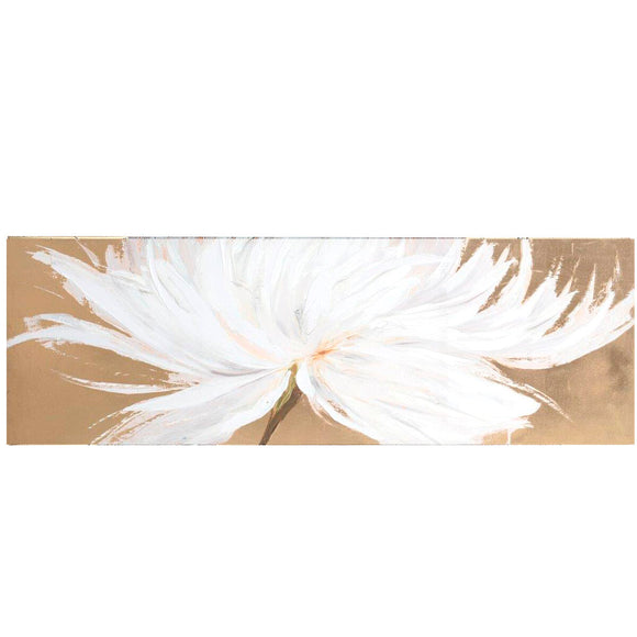 Oil Painting Romimex Canvas Flowers 150 x 50 x 4 cm-0