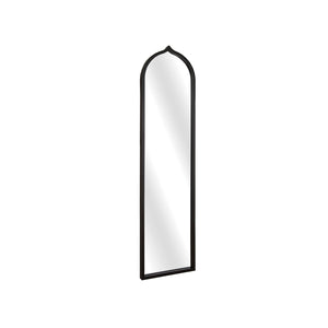 Wall mirror Romimex Black Metal 29 x 120 x 2 cm-0