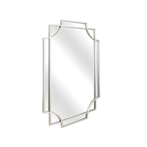 Wall mirror Romimex Silver Metal 61 x 92 x 2 cm-0