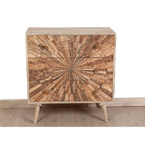 Chest of drawers Romimex Natural Mango wood 80 x 85 x 40 cm-3