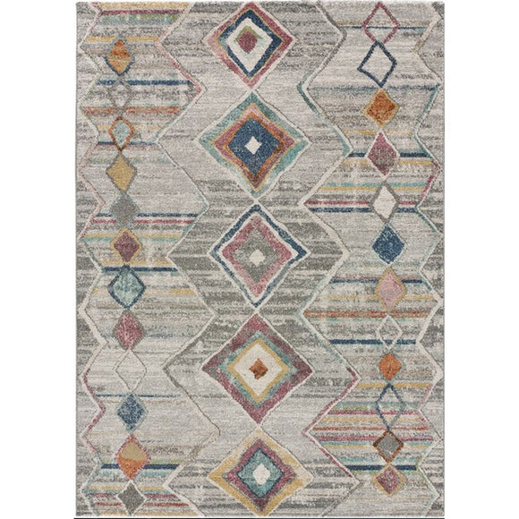 Carpet Romimex Berber Multicolour 80 x 150 x 2 cm-0