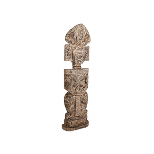 Sculpture Romimex Natural Suar wood 33 x 157 x 33 cm Tribal-0