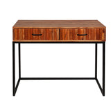 Console Romimex Brown Acacia 35 x 78 x 90 cm-0