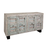 Sideboard Romimex Beige Mango wood 163 x 92 x 40 cm-4