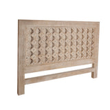 Headboard Romimex White Natural Mango wood 120 x 10 x 160 cm-3