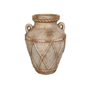 Decorative jug Romimex Beige 35 x 44 x 35 cm With handles-0