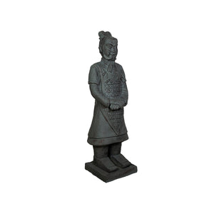 Decorative Figure Romimex Grey Warrior 33 x 123 x 39 cm-0