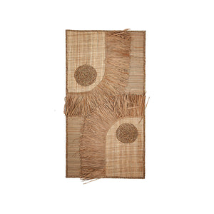 Wall Decoration Romimex Natural Vegetable fibre 60 x 120 x 5 cm-0