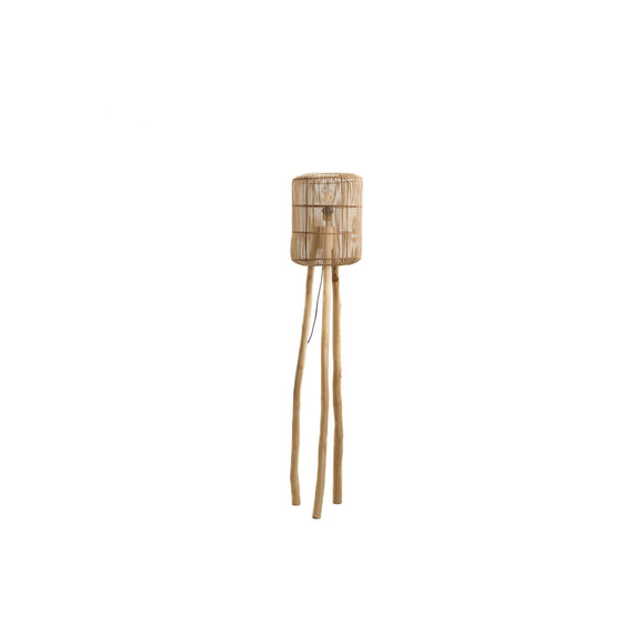 Floor Lamp Romimex Natural 30 x 160 x 30 cm-0