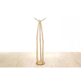 Hat stand Romimex Beige Teak 35 x 170 x 35 cm-1