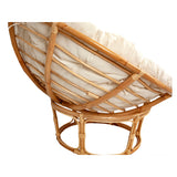 Chair Romimex Natural Rattan 115 x 90 x 115 cm-3