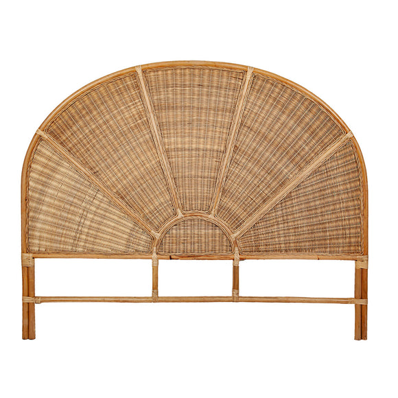 Headboard Romimex Natural Rattan 160 x 160 x 5 cm-0