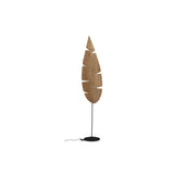 Floor Lamp Romimex Dark brown 35 x 180 x 5 cm Leaf of a plant-0