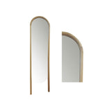 Mirror with Mounting Bracket Romimex Natural 40 x 160 x 3 cm-1