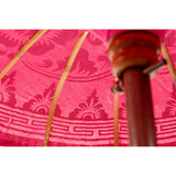 Decorative umbrella Romimex Bali Fuchsia 150 x 200 x 150 cm-1