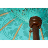 Decorative umbrella Romimex Bali Blue Turquoise 150 x 200 x 150 cm-1