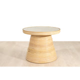 Side table Romimex Natural Rattan 70 x 55 x 70 cm-4