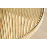 Side table Romimex Natural Rattan 70 x 55 x 70 cm-3