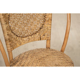 Chair Romimex Brown Rattan 55 x 85 x 65 cm-1