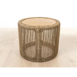 Side table Romimex Brown Rattan 60 x 50 x 60 cm-2