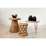 Side table Romimex Natural Rattan 50 x 55 x 50 cm-1