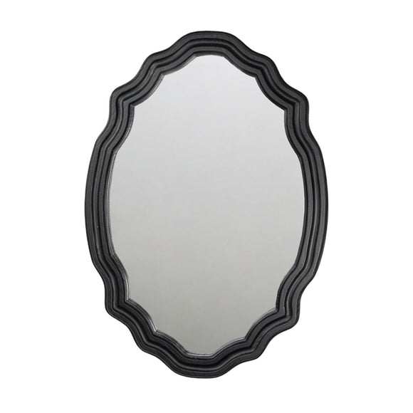 Wall mirror Romimex Black Wood 61 x 86 x 3 cm-0