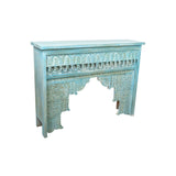 Console Romimex Turquoise Mango wood 120 x 90 x 30 cm-1