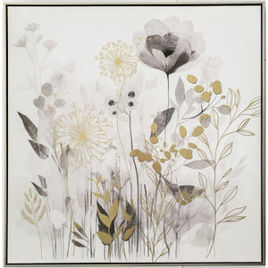 Painting Romimex Canvas Flowers 83 x 83 x 5 cm-0