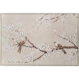 Oil Painting Romimex polystyrene Canvas Birds 150 x 100 x 4 cm 100 x 150 x 4 cm-0