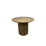 Table Romimex Brown MDF Wood 100 x 76 x 100 cm-0