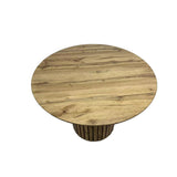 Table Romimex Brown MDF Wood 100 x 76 x 100 cm-1