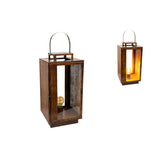 Lantern Romimex Brown Metal Lantern 23 x 46 x 23 cm-2