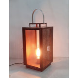 Lantern Romimex Brown Metal Lantern 23 x 46 x 23 cm-1