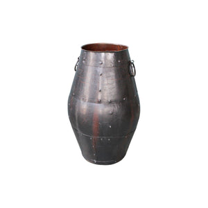 Vase Romimex Black Metal 45 x 67 x 45 cm-0