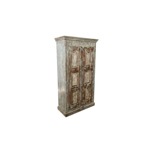 Cupboard Romimex Brown Mango wood 100 x 180 x 45 cm-0