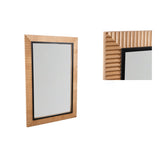 Wall mirror Romimex Brown Birch Mirror Particleboard 4 x 117 x 79 cm-1