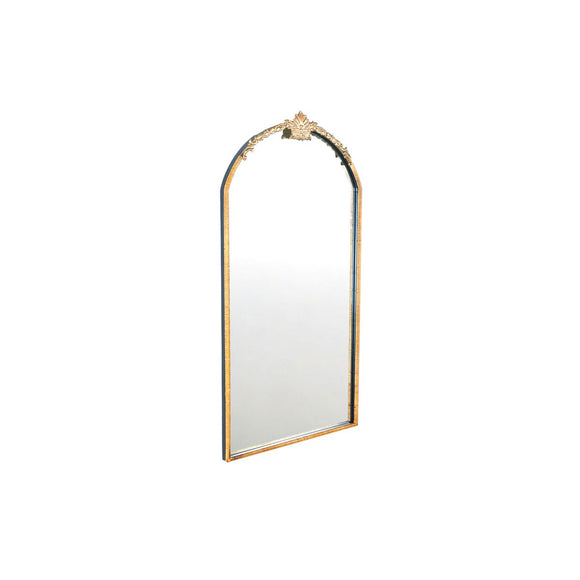 Wall mirror Romimex Golden Natural Metal wicker 4 x 115 x 61 cm-0