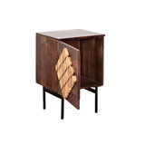 Nightstand Romimex Brown Golden Mango wood 30 x 60 x 40 cm-3