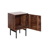 Nightstand Romimex Brown Golden Mango wood 30 x 60 x 40 cm-2