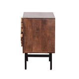 Nightstand Romimex Brown Golden Mango wood 30 x 60 x 40 cm-1