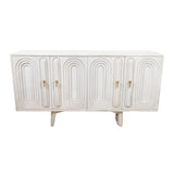 Sideboard Romimex White Mango wood 42 x 81 x 152 cm-3