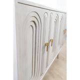 Sideboard Romimex White Mango wood 42 x 81 x 152 cm-1