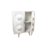 Sideboard Romimex White Mango wood 42 x 111 x 91 cm-1