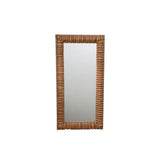 Wall mirror Romimex Natural Mango wood 153 x 76 x 9 cm-0