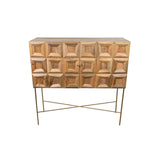 Sideboard Romimex Brown Golden Mango wood 44 x 122 x 122 cm-0