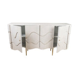 Sideboard Romimex Grey Mango wood 41 x 82 x 151 cm-2