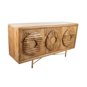 Sideboard Romimex Brown Mango wood 42 x 78 x 153 cm-0