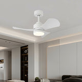 Ceiling Fan with Light Romimex White-2