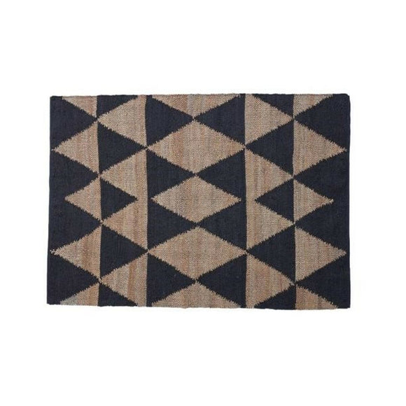 Carpet Romimex Natural Black 160 x 230 x 2 cm-0